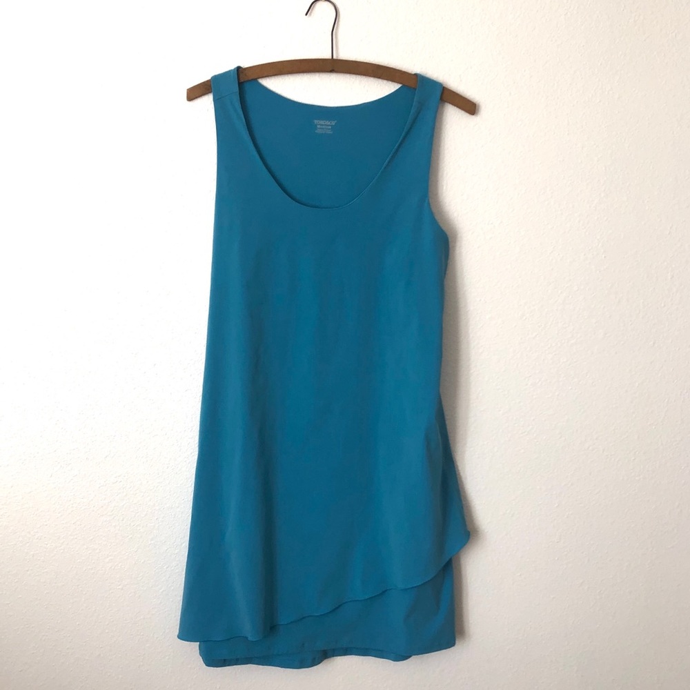 Sleeveless Blue Dress